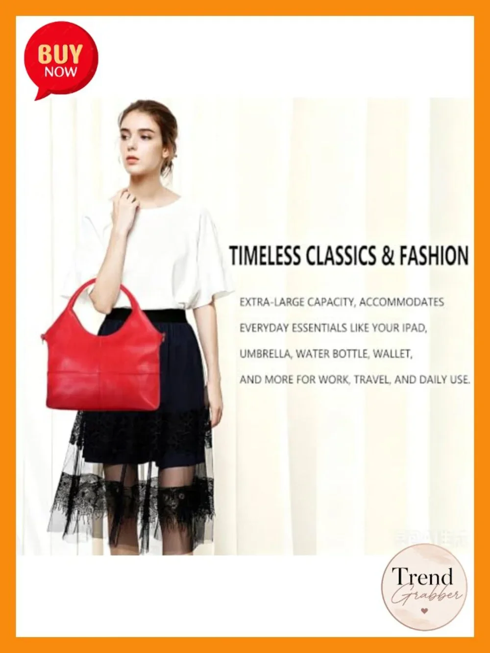 Women's Vegan Leather Satchel Hobo Bag with Adjustable Shoulder Strap,